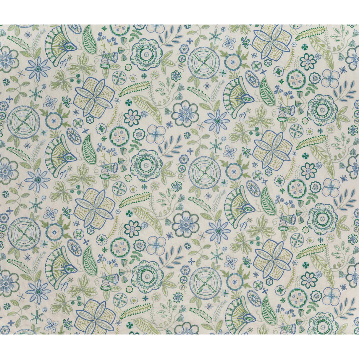 Lee Jofa EDEN BLUE GREEN Fabric