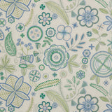Lee Jofa EDEN BLUE GREEN Fabric