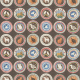 G P & J Baker ROBINA'S DINNER PARTY COCOA Fabric