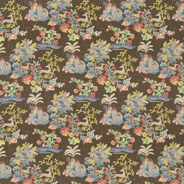 G P & J Baker KNIGHT'S TALE TEXTURE COCOA Fabric