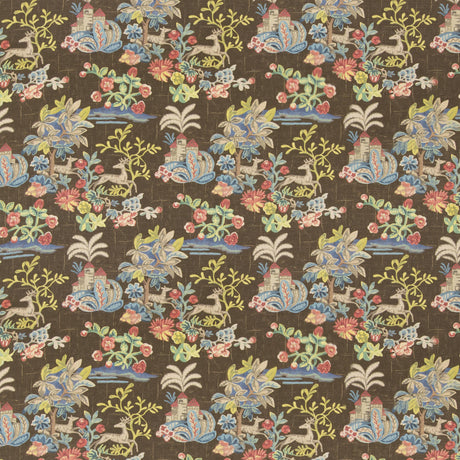 G P & J Baker KNIGHT'S TALE TEXTURE COCOA Fabric