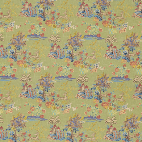 G P & J Baker KNIGHT'S TALE TEXTURE SPRING GREEN Fabric