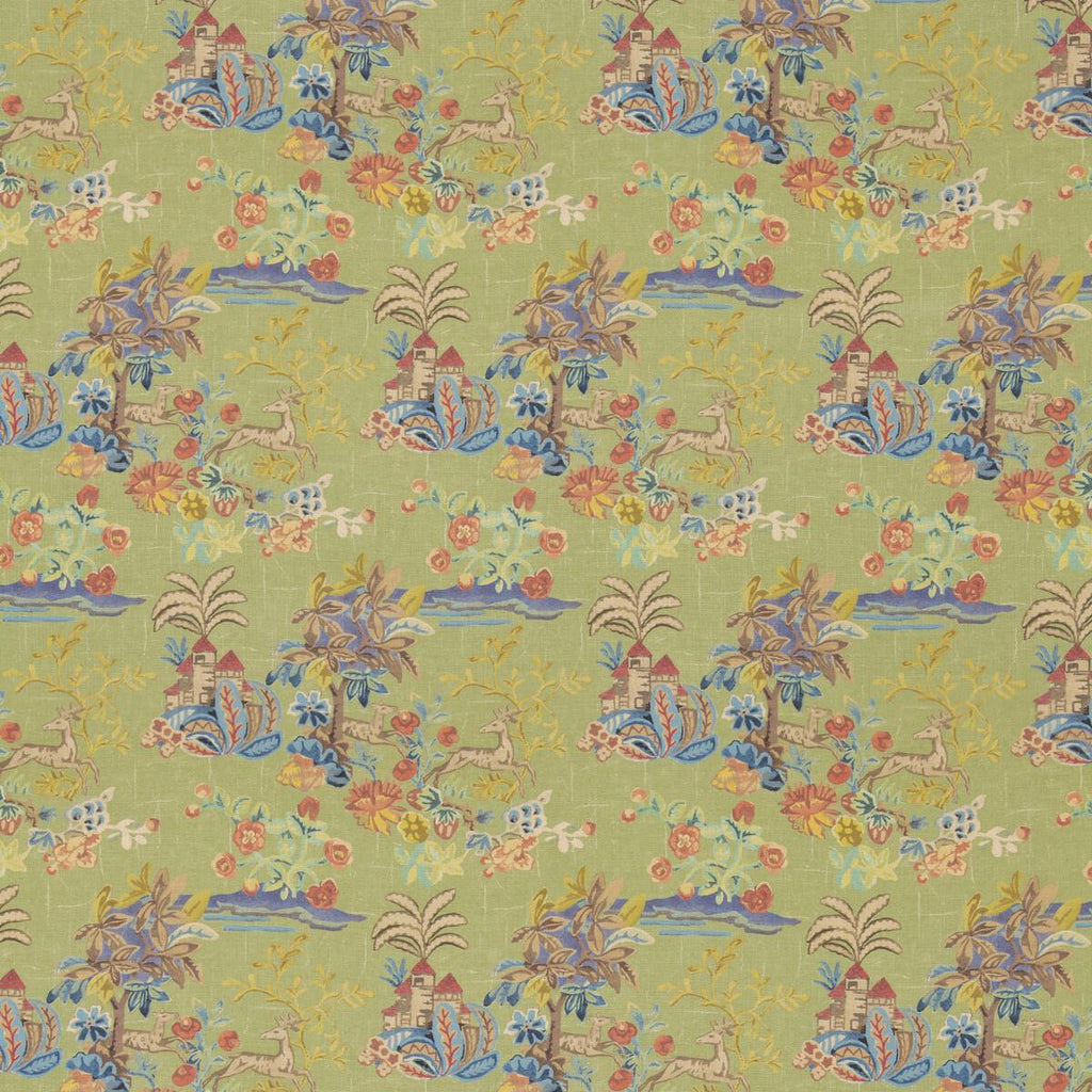 G P & J Baker KNIGHT'S TALE TEXTURE SPRING GREEN Fabric