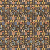 G P & J Baker POTATO PRINT CHOCOLATE Fabric