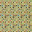 G P & J Baker POTATO PRINT GREEN Fabric
