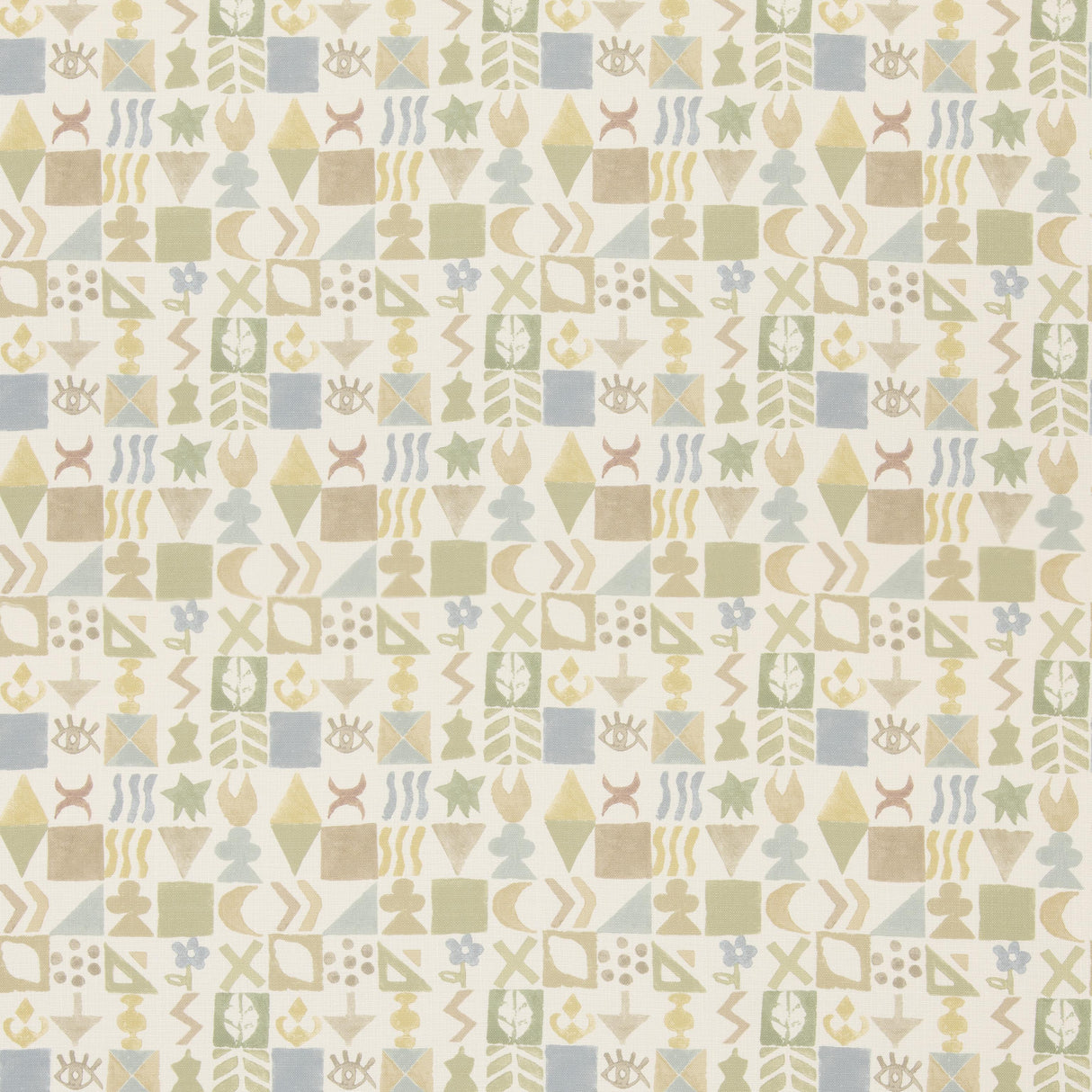 G P & J Baker POTATO PRINT SAGE Fabric
