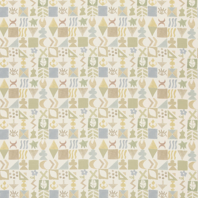 G P & J Baker POTATO PRINT SAGE Fabric