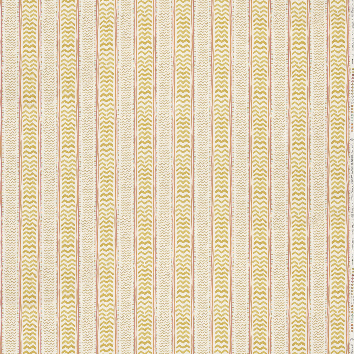 G P & J Baker WRIGGLE ROOM OCHRE Fabric