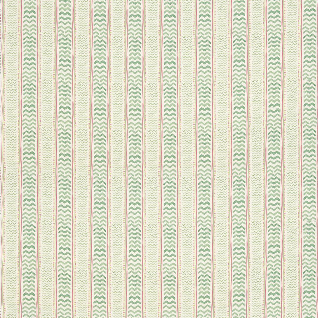 G P & J Baker WRIGGLE ROOM GREEN/PINK Fabric