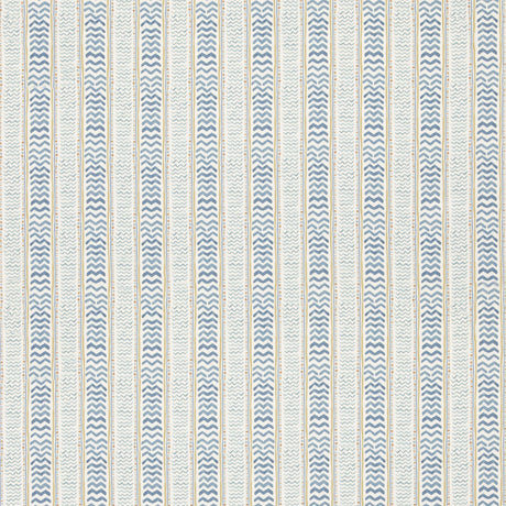 G P & J Baker WRIGGLE ROOM BLUE/YELLOW Fabric