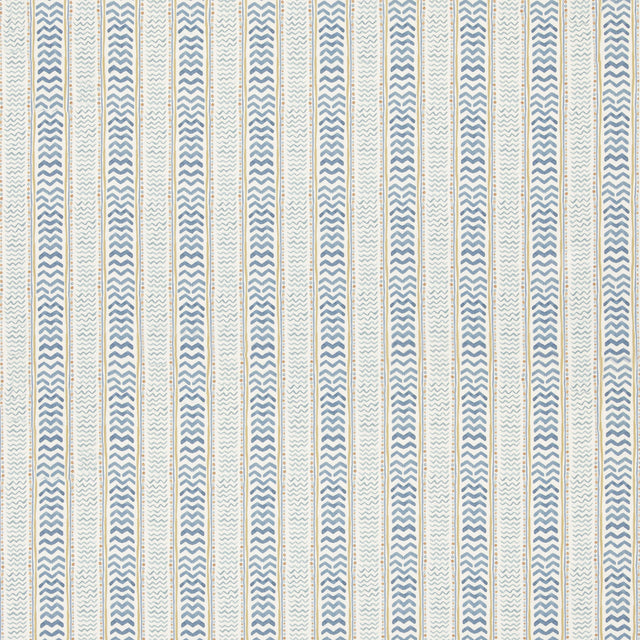 G P & J Baker WRIGGLE ROOM BLUE/YELLOW Fabric