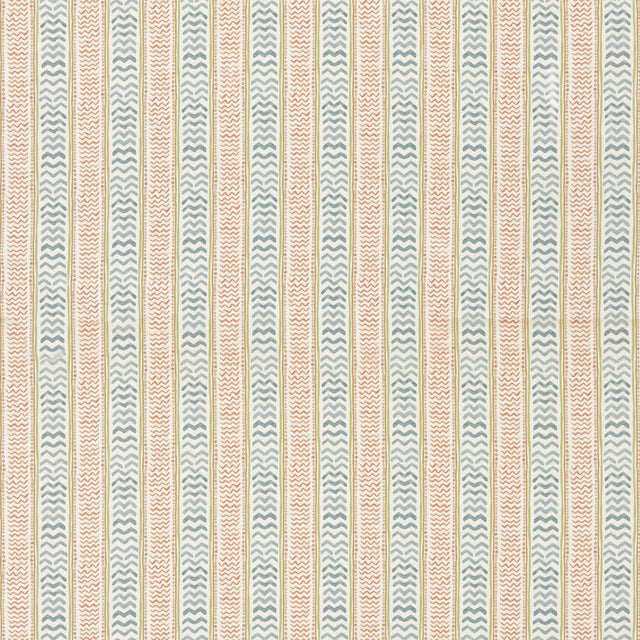 G P & J Baker WRIGGLE ROOM TEAL/SPICE Fabric