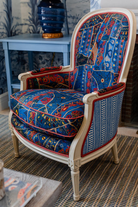 G P & J Baker FRONT ROW JEWEL BLUE Fabric