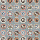 G P & J Baker ROBINA'S DINNER PARTY TEAL Fabric