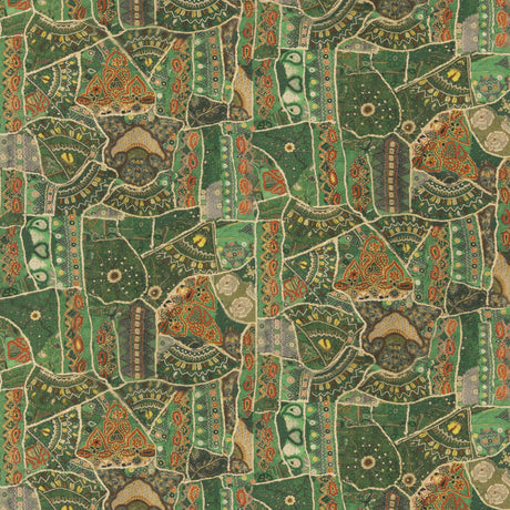 G P & J Baker FRONT ROW JEWEL GREEN Fabric