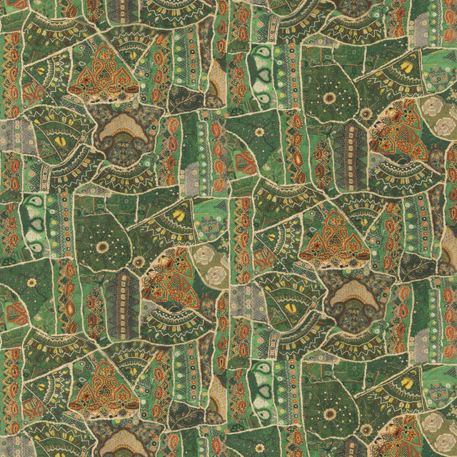 G P & J Baker FRONT ROW JEWEL GREEN Fabric