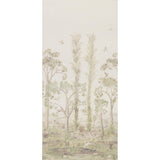 G P & J Baker TALL TREES PRINTED PANEL SOFT GREEN Fabric