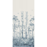G P & J Baker TALL TREES PRINTED PANEL DELFT BLUE Fabric