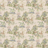 G P & J Baker KNIGHT'S TALE SAGE/BLUE Fabric