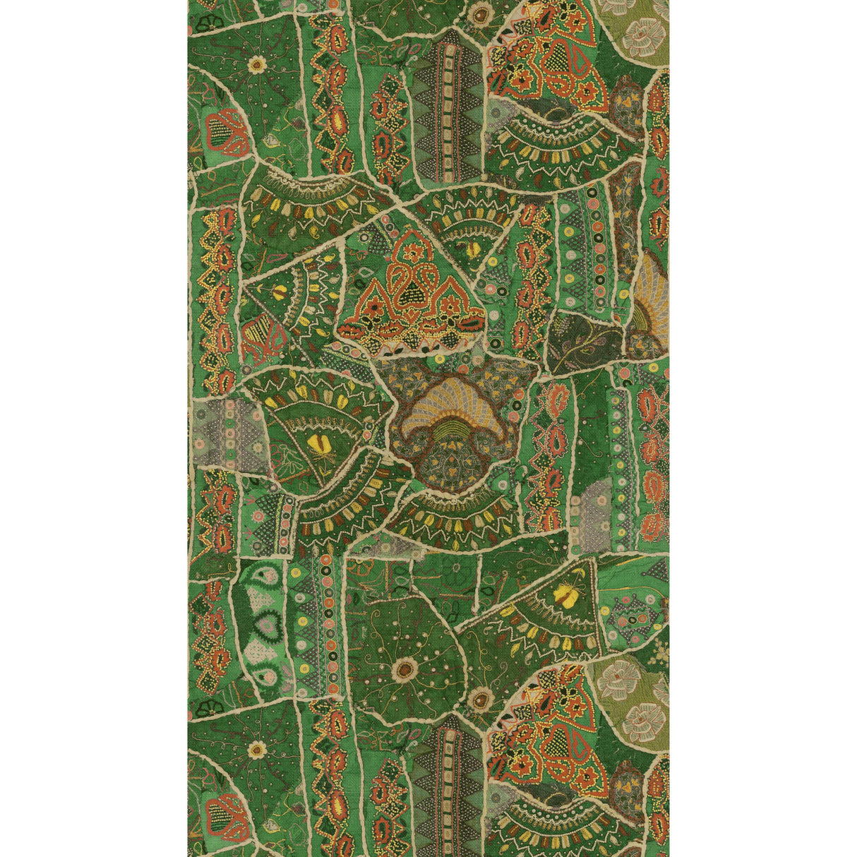 G P & J Baker FRONT ROW JEWEL GREEN Wallpaper