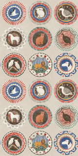 G P & J Baker ROBINA'S DINNER PARTY JEWEL Wallpaper