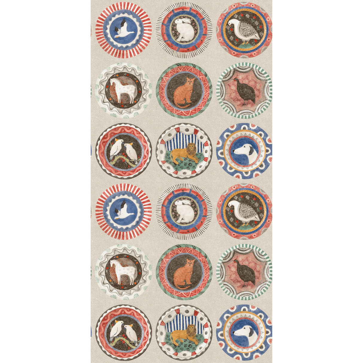 G P & J Baker ROBINA'S DINNER PARTY JEWEL Wallpaper