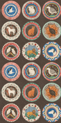 G P & J Baker ROBINA'S DINNER PARTY COCOA Wallpaper