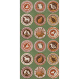 G P & J Baker ROBINA'S DINNER PARTY GREEN Wallpaper