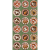 G P & J Baker ROBINA'S DINNER PARTY GREEN Wallpaper