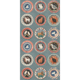 G P & J Baker ROBINA'S DINNER PARTY TEAL Wallpaper