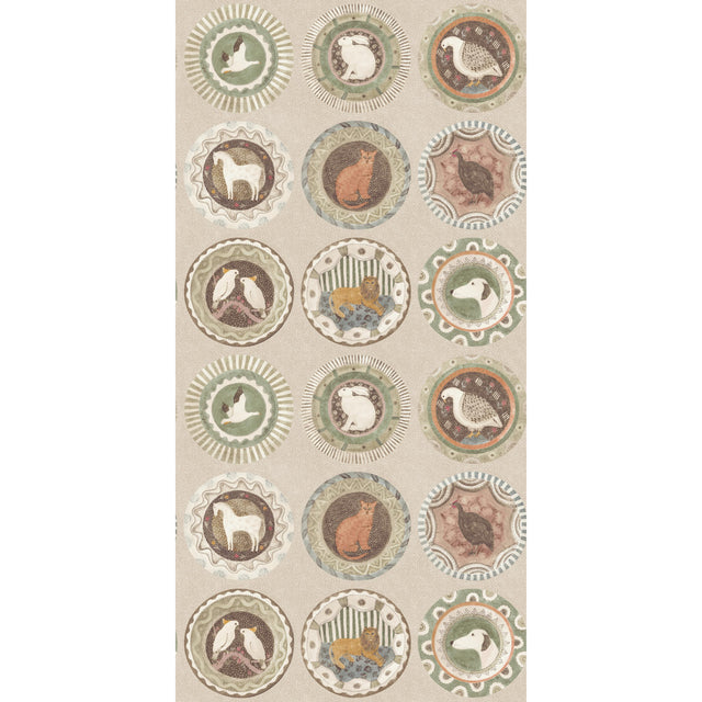 G P & J Baker ROBINA'S DINNER PARTY SAGE Wallpaper