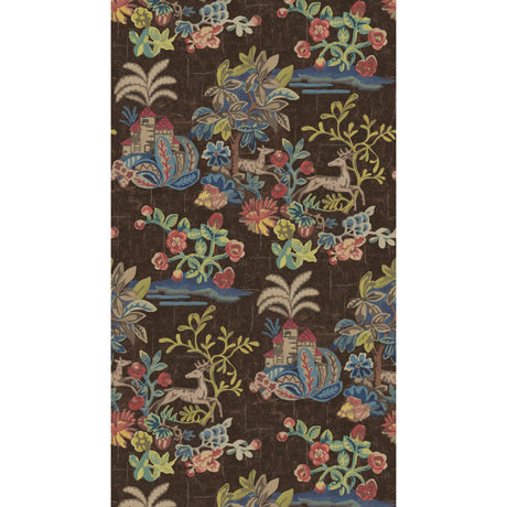 G P & J Baker KNIGHT'S TALE COCOA Wallpaper