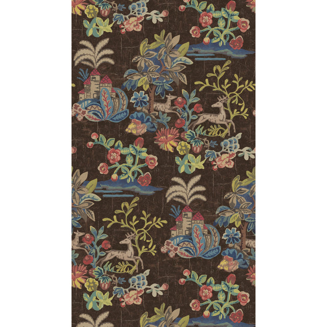 G P & J Baker KNIGHT'S TALE COCOA Wallpaper