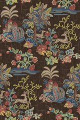 G P & J Baker KNIGHT'S TALE COCOA Wallpaper