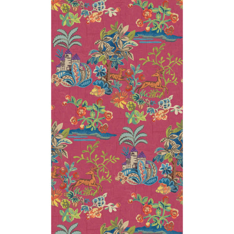 G P & J Baker KNIGHT'S TALE FUCHSIA Wallpaper