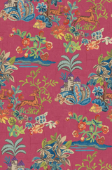 G P & J Baker KNIGHT'S TALE FUCHSIA Wallpaper