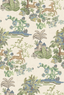G P & J Baker KNIGHT'S TALE SAGE/BLUE Wallpaper