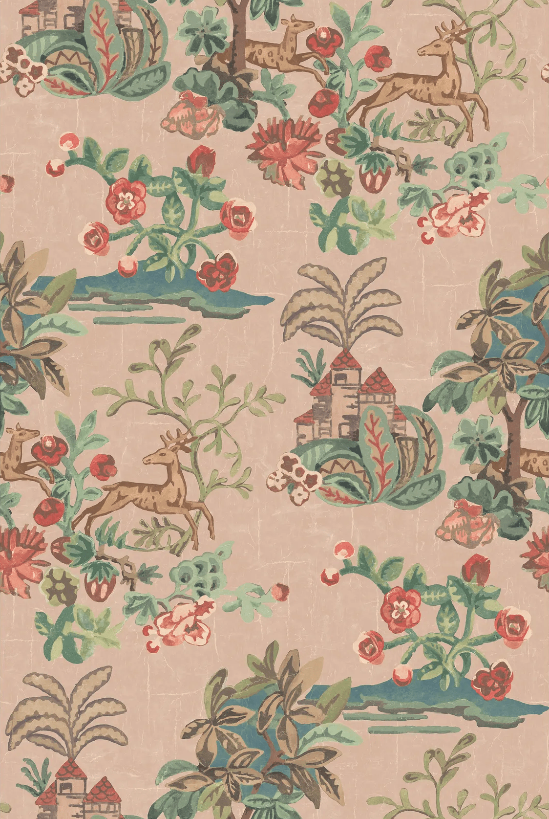 G P & J Baker KNIGHT'S TALE PLASTER Wallpaper