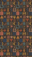 G P & J Baker POTATO PRINT CHOCOLATE Wallpaper