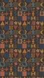 G P & J Baker POTATO PRINT CHOCOLATE Wallpaper