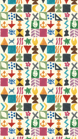 G P & J Baker POTATO PRINT JEWEL Wallpaper