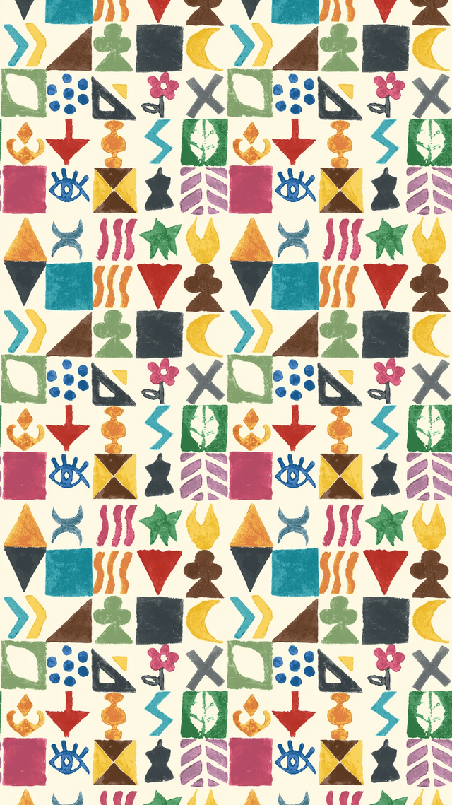 G P & J Baker POTATO PRINT JEWEL Wallpaper