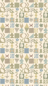 G P & J Baker POTATO PRINT SAGE Wallpaper