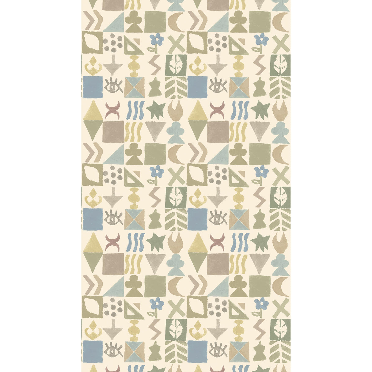 G P & J Baker POTATO PRINT SAGE Wallpaper