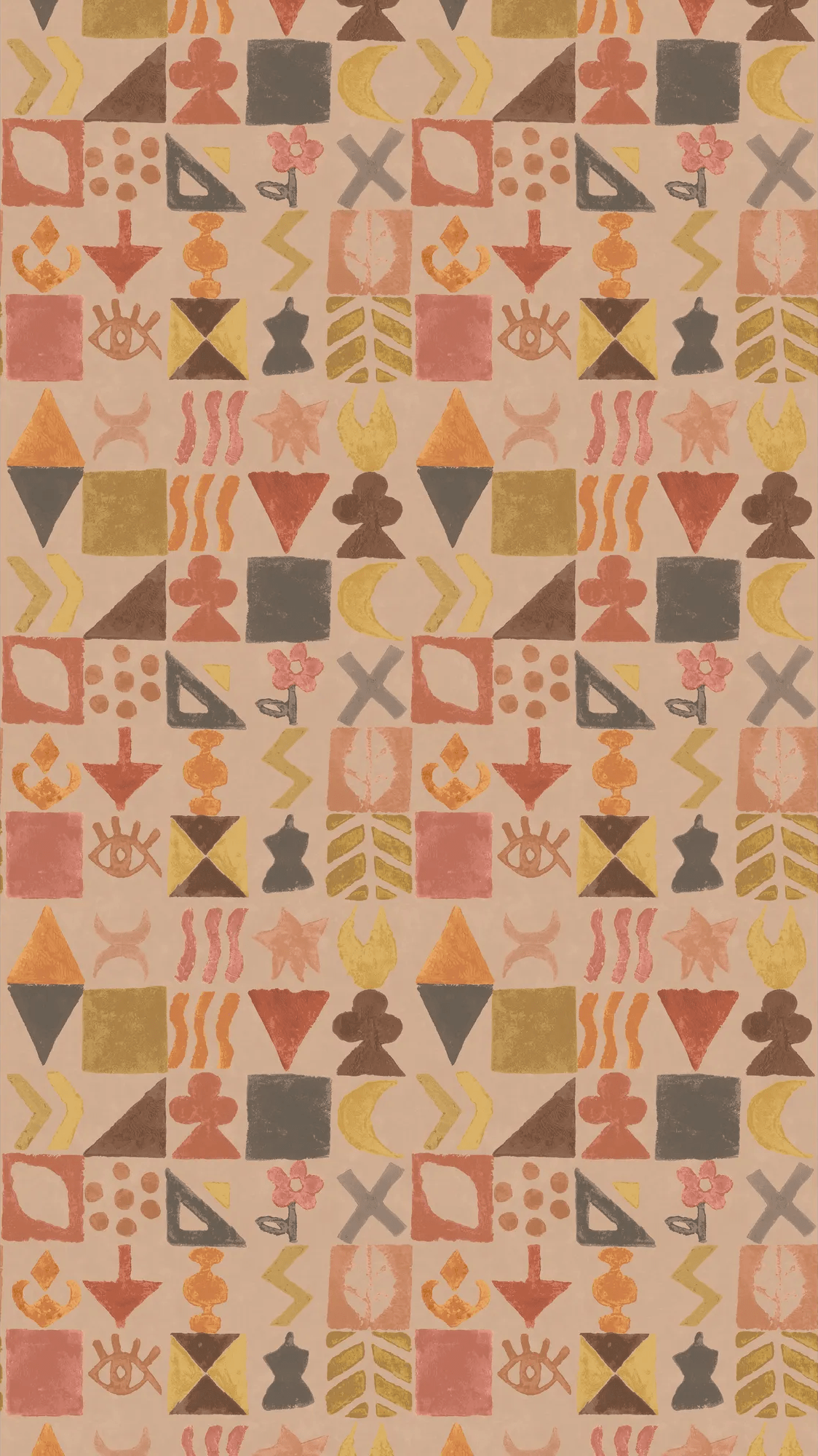 G P & J Baker POTATO PRINT PLASTER Wallpaper