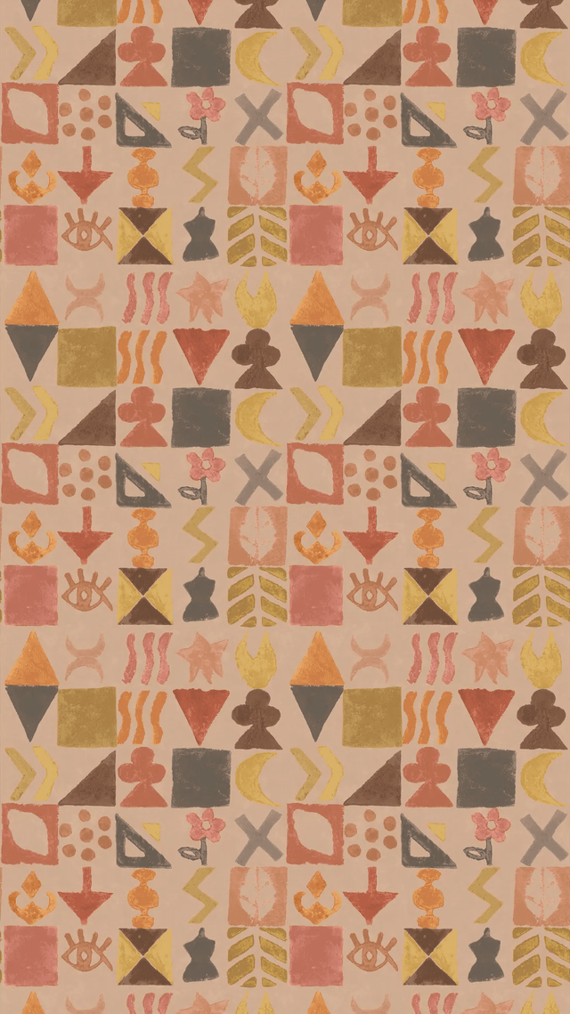 G P & J Baker POTATO PRINT PLASTER Wallpaper