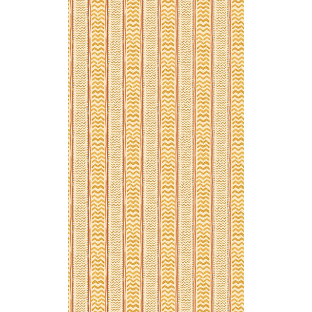 G P & J Baker WRIGGLE ROOM OCHRE Wallpaper