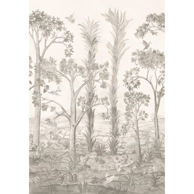 G P & J Baker TALL TREES SEPIA Wallpaper