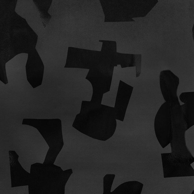 Donghia FORMS VINYL BLACK Wallpaper