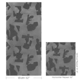 Donghia FORMS VINYL SILVER Wallpaper